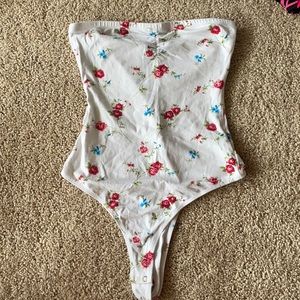 Forever 21 floral body suit